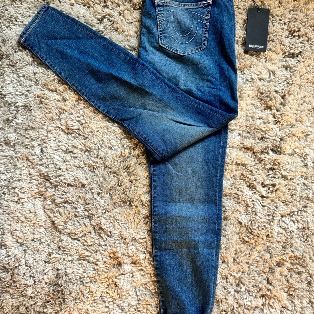 True Religion Blue Skinny Jeans Classic Denim Style